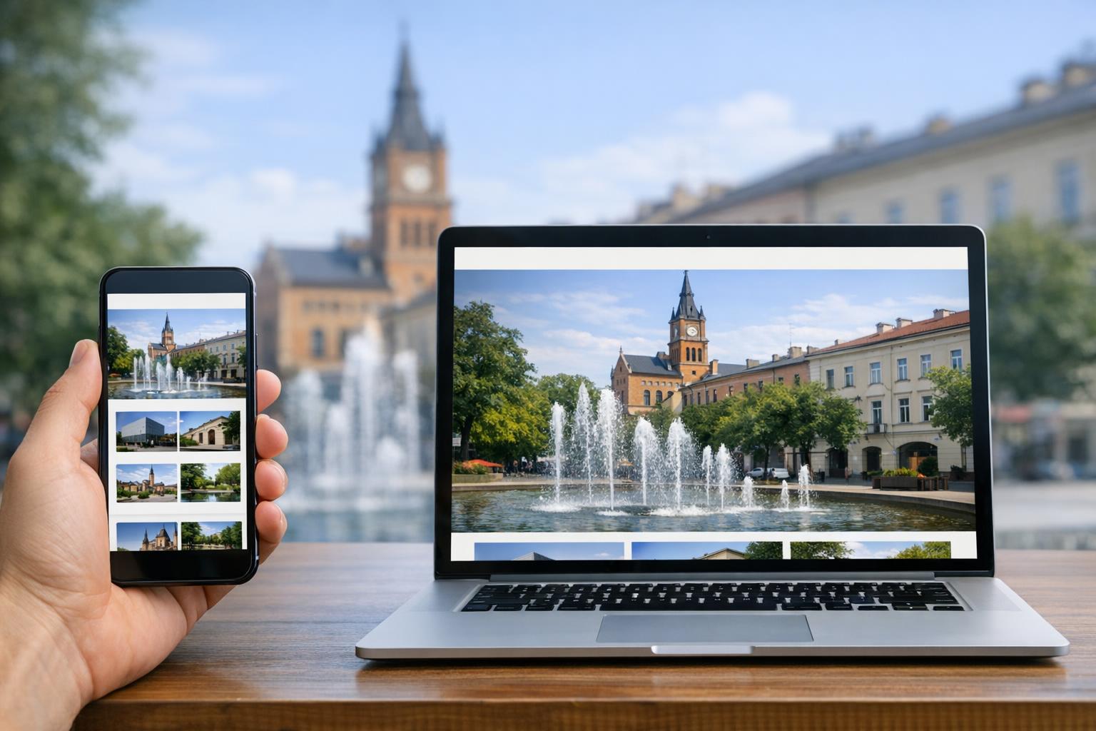 przykład_responsywnej_strony_na_telefonie_i_laptopie_Radom